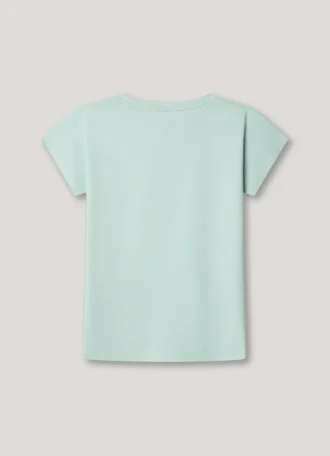 T-shirt z nadrukiem logo o luźnym kroju