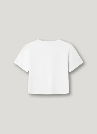 T-shirt z nadrukiem logo o luźnym kroju