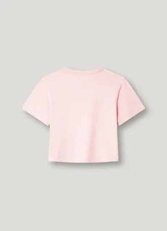 T-shirt z nadrukiem logo o luźnym kroju