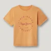 T-shirt z nadrukiem logo o luźnym kroju