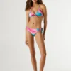 Top bikini w kwiaty