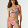 Top bikini w kwiaty