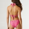 Top bikini w kwiaty