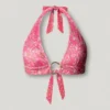Top bikini w kwiaty