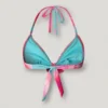 Top bikini w kwiaty