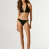 Top bikini z prążkowanej tkaniny Top bikini z prążkowanej tkaniny