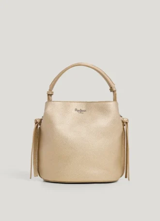 Torba typu bucket z imitacji skóry