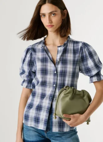 Torba typu hobo z efektem skóry