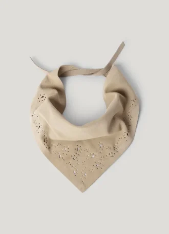 Trójkątna bandana z zamszu Trójkątna bandana z zamszu