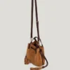 Zamszowa torba typu bucket Zamszowa torba typu bucket