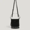 Zamszowa torba typu bucket Zamszowa torba typu bucket