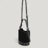 Zamszowa torba typu bucket Zamszowa torba typu bucket