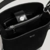 Zamszowa torba typu bucket Zamszowa torba typu bucket